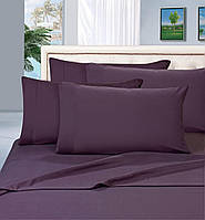 Eggplant Purple Queen Elegant Comfort 1500 Thread Count Египетское качество 6 предметов Не мнется и не вы