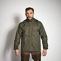 Куртка 100 для охоты водонепроницаемая зеленая - L