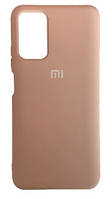 Силиконовый чехол защитный "Original Silicone Case" для Xiaomi Redmi 9T / Poco M3 pink-sand