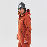 Куртка лыжная мужская FR500 для фрирайда терракотовая - S