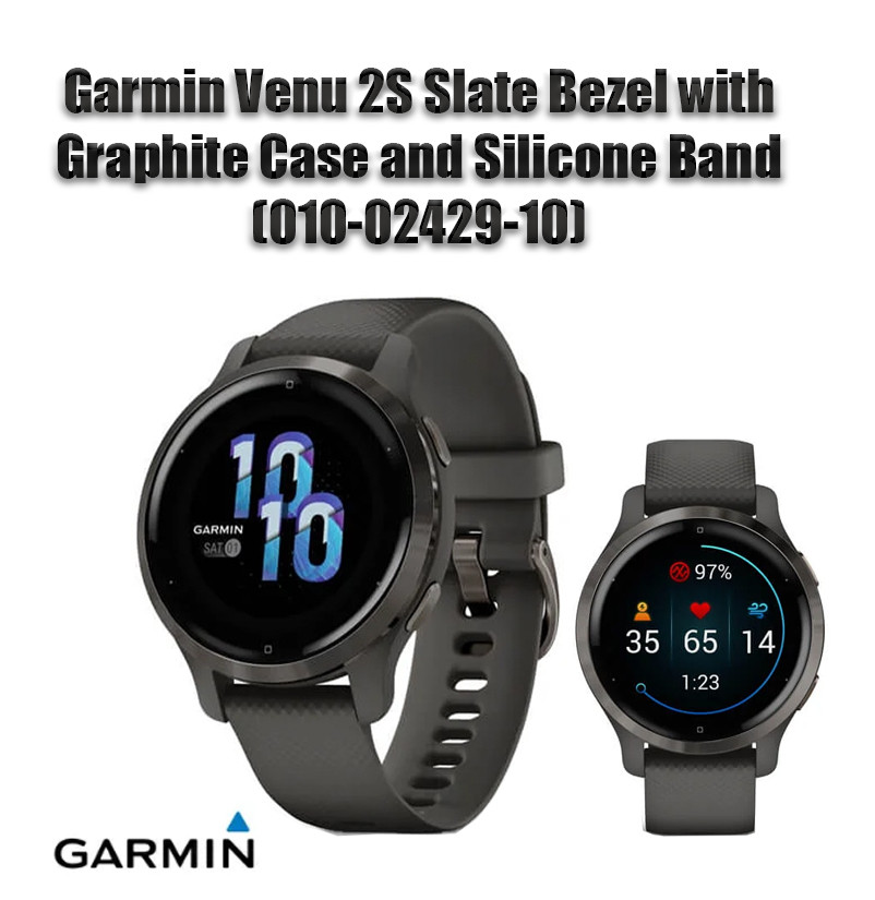 Смарт-годинник Garmin Venu 2S Slate Bezel With Graphite Case And ...