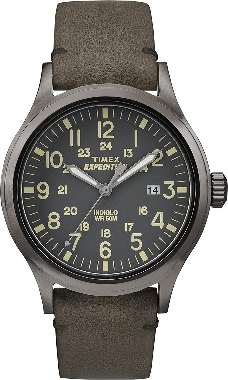 Brown Чоловічий годинник Timex Expedition Scout 40 мм