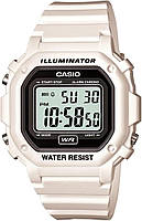 White Casio Unisex F-108WH-1ACF Big Square Digital Display Quartz Black Watch