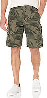 54 Forest Green Camo Мужские шорты Wrangler Authentics Big Tall Premium из твила карго