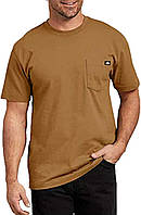 3X-Large Big Tall Brown Duck Heather Тяжелая мужская футболка с круглым вырезом и короткими рукавами Dick