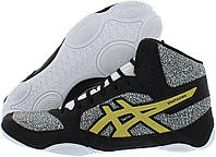 11.5 White/Rich Gold Ботинки ASICS Unisex Snapdown 2 Wrestling Shoes