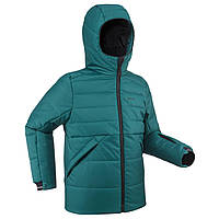 Куртка детская 150 Warm для лыжного спорта водонепроницаемая серая - 12 г 143-150 см 12 р 143-150 см, 10 р 133-142 см, Бірюзовий / Чорний