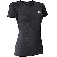 Женская футболка kiprun skincare для бега черная - S XS