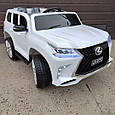 Дитячий двомісний джип LEXUS LX 570 4WD (білий колір) з пультом дистанційного керування 2.4G, фото 2
