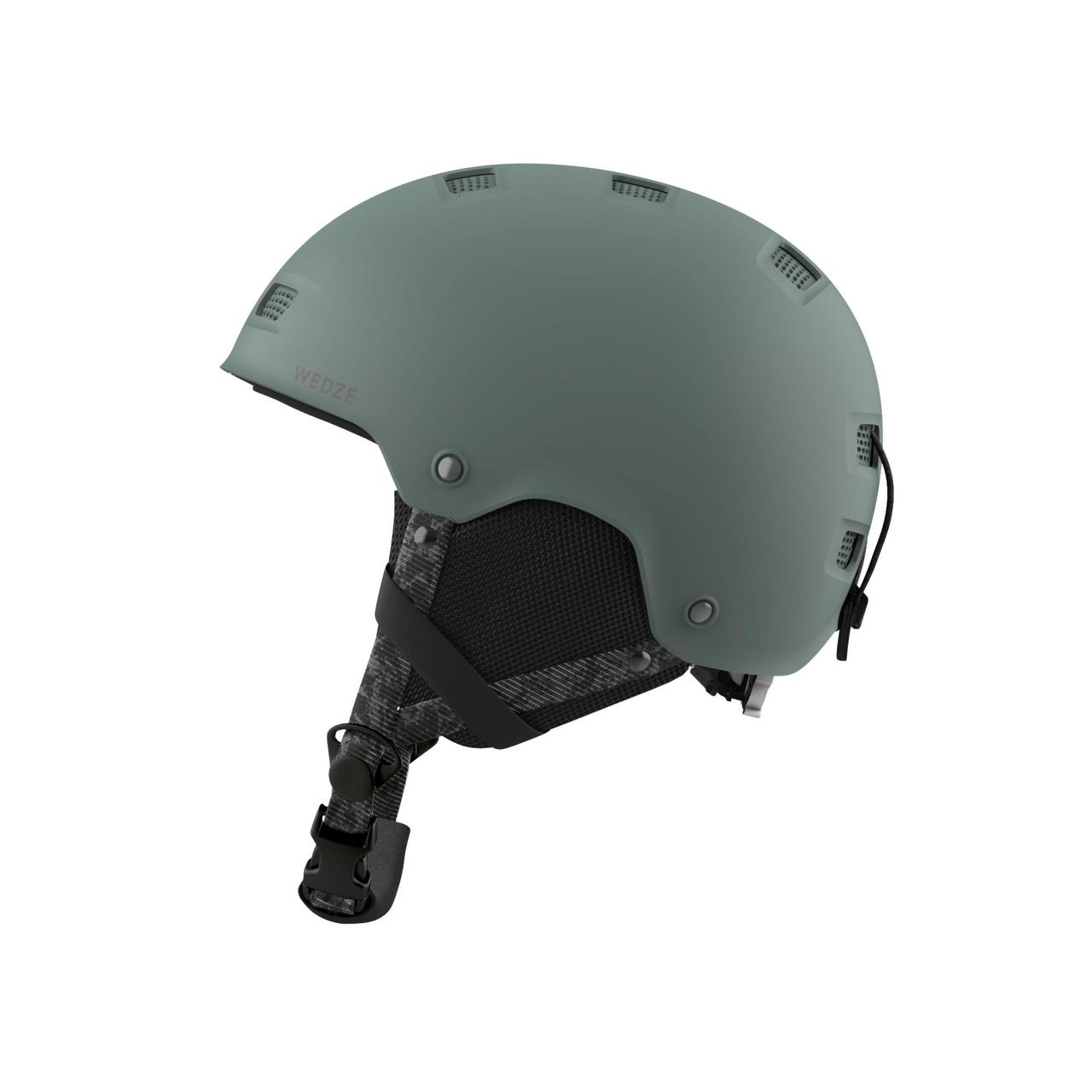 Шлем H-FS 300 для катания на сноуборде/лыжах для взрослых/подростков хаки - L/59-62 см - фото 4 - id-p1773358760