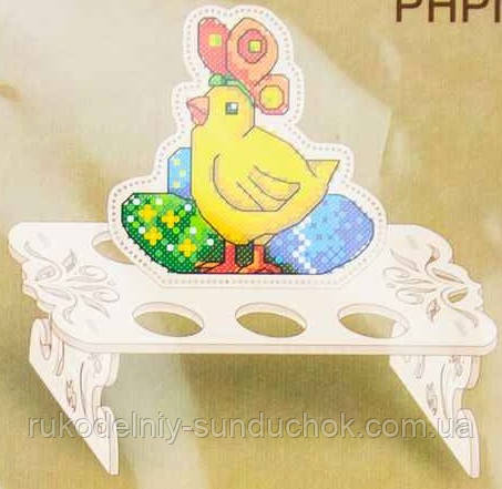Заготовка для вишивки ТМ Embroidery Craft Курчатко з метеликом PHPZ-008, фото 1