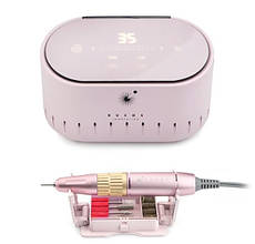 Фрезер Bucos Nail Drill X3 PRO LIGHT PINK 65 Ватт, 35 000 об/хв