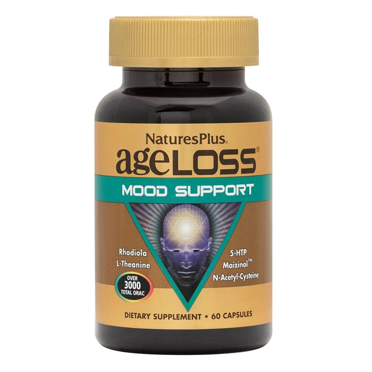 Комплекс для підтримки настрою, AgeLoss Mood Support, nature's Plus, 60 капсул