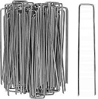 Скобы Для Крепления Агроволокна Ø 3 мм, L=150 мм Набор 100 шт FLO (91060)