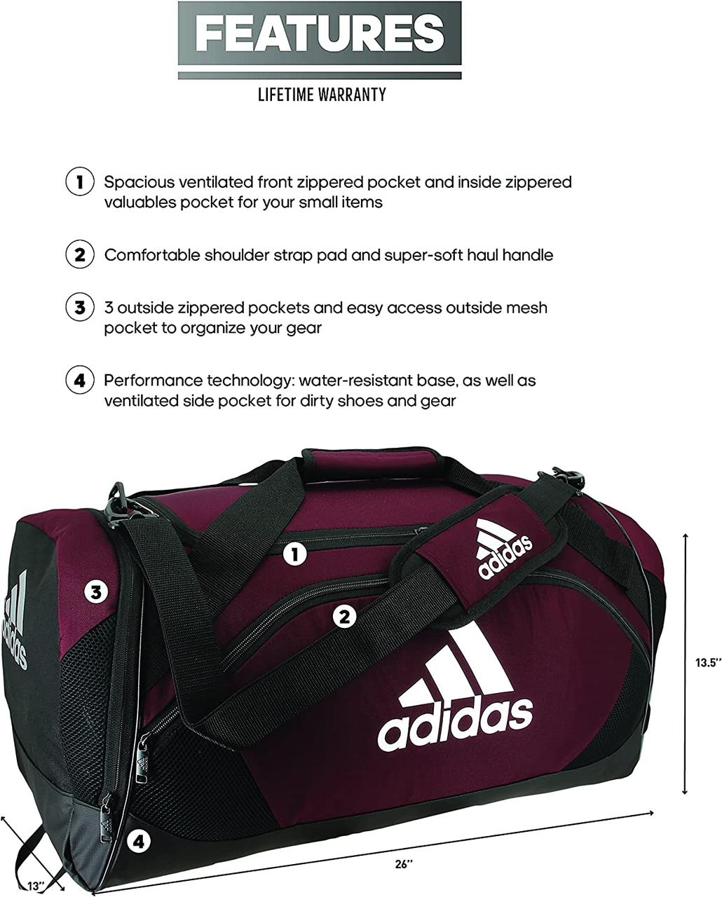 Adidas bag maroon 2025
