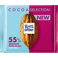Шоколад Ritter Sport молочний зі збільшеним вмістом какао 55% 100 грам
