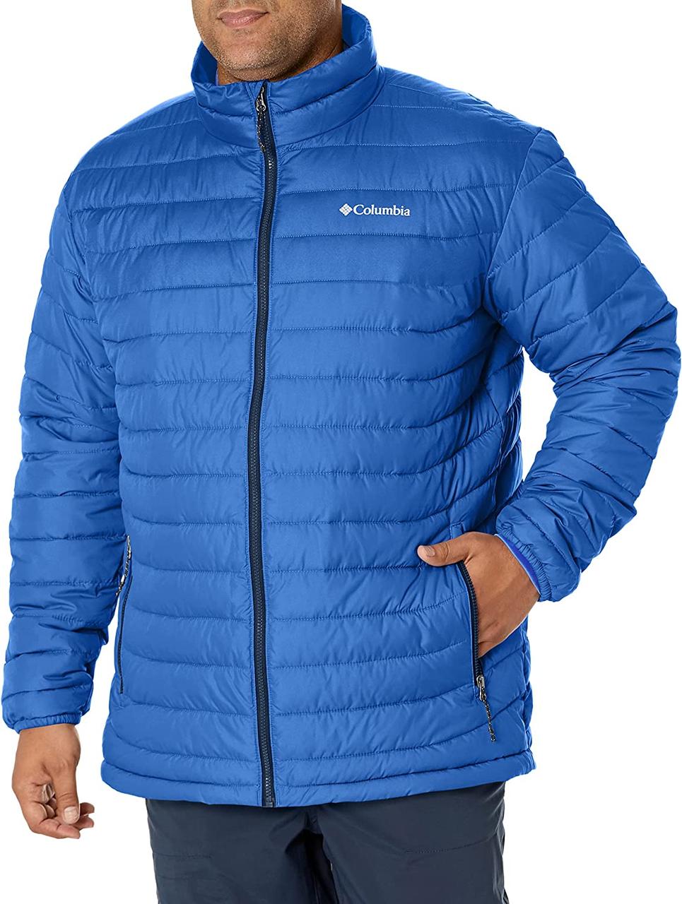 Bright Indigo Large Чоловіча куртка Columbia Powder Lite