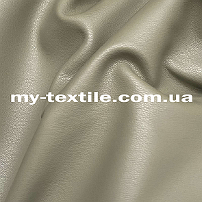 Тканина шкірозамінник на замшевій основі стрейч щільна 145 см Оливковий світлий