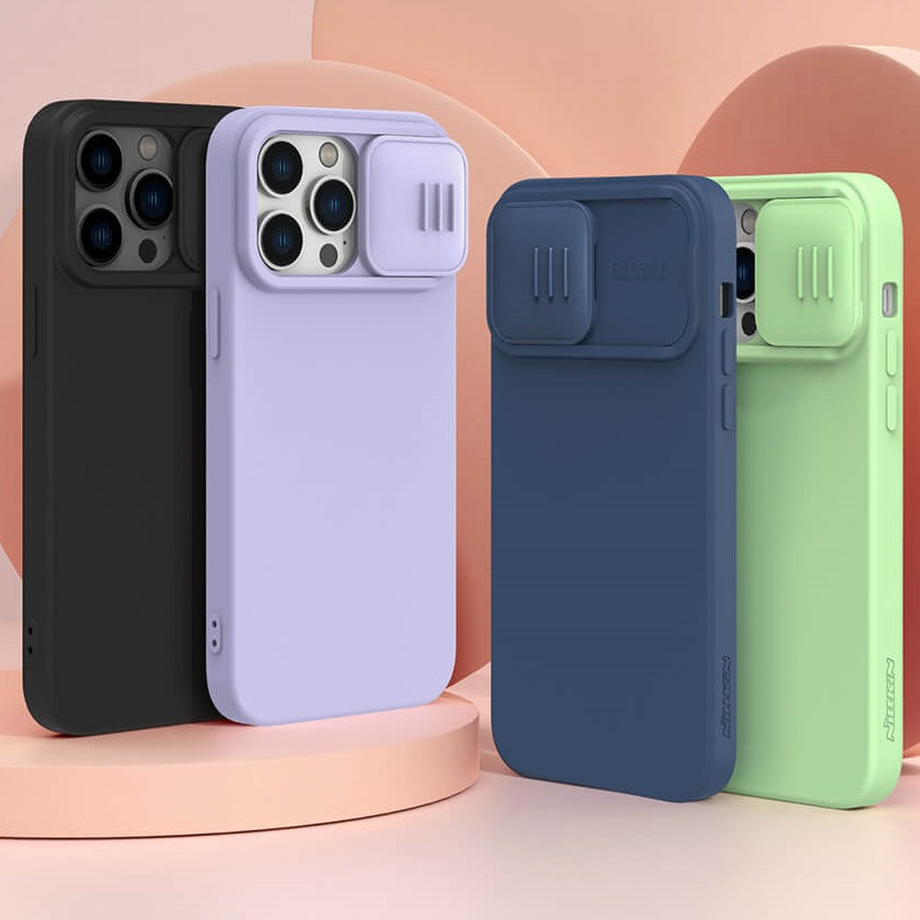 Силіконовий чохол Nillkin CamShield Silky для iPhone 14 Pro