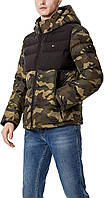 Standard XX-Large Camo/Black Two Tone Мужская пуховая куртка с капюшоном Tommy Hilfiger