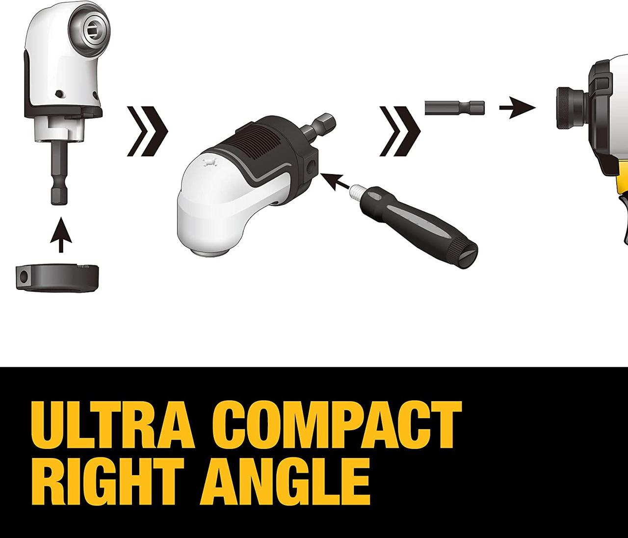 4-in-1 Attachment (w/ Flexible Shaft) Насадка для сверления под прямым ...