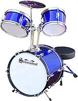 Schoenhut Kids Drum Set Blue - Наборы барабанов для малышей Компоненты набора - 8-дюймовый установленный