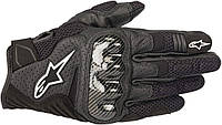 X-Large Black Чоловічі мотоциклетні рукавички Alpinestars SMX-1 Air v2, чорний/флуоресцентний червоний, в