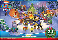 2022 - Holiday Pup Calendar Адвент-календарь Paw Patrol с 24 коллекционными пластиковыми фигурками