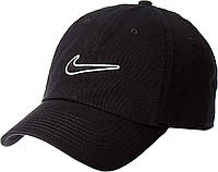 One Size Black / Black Регулируемая кепка Nike Unisex Heritage 86 Essential Swoosh