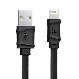 Кабель Hoco X5 iPhone Bamboo 1 метр 2.4A Black (90671)