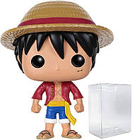 POP One Piece - Monkey D. Luffy Funko Pop! Виниловая фигурка (в комплекте с совместимым защитным футляром