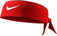 Red, White One Size Повязка на голову Nike Dri-Fit Head Tie