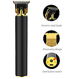 Тример для бороди та вусів TRIMMER WN09 для чоловіків, машинка для окантовки бороди, електробритва універсальна, фото 2