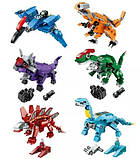 Конструктор Qman 1414 "Робот-трансформер + Динозаври 6в1" 533 деталі, фото 6