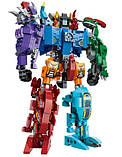 Конструктор Qman 1414 "Робот-трансформер + Динозаври 6в1" 533 деталі, фото 2