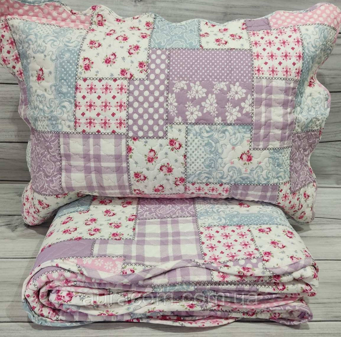 Полуторне покривало в стилі печворк, Miss Bella, Туреччина, фото 1