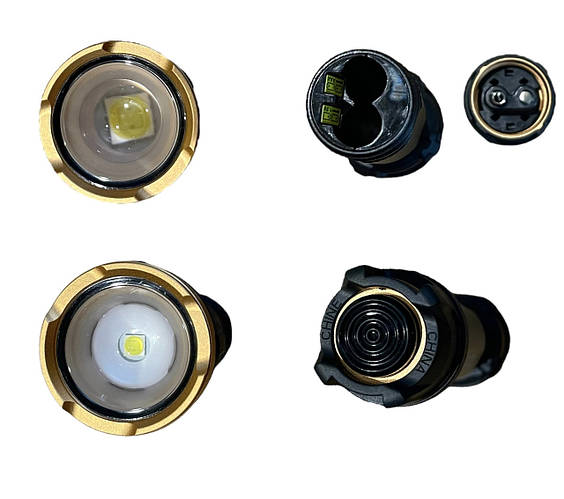 Фонарик ручной светодиодный аккумуляторный Duracell 550 люмен 3 режима ...