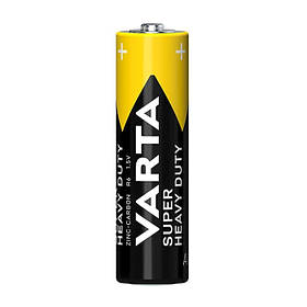 Батарейка сольова AA Varta Super Heavy Duty (Superlife), 1 шт (Чорно-жовтий)