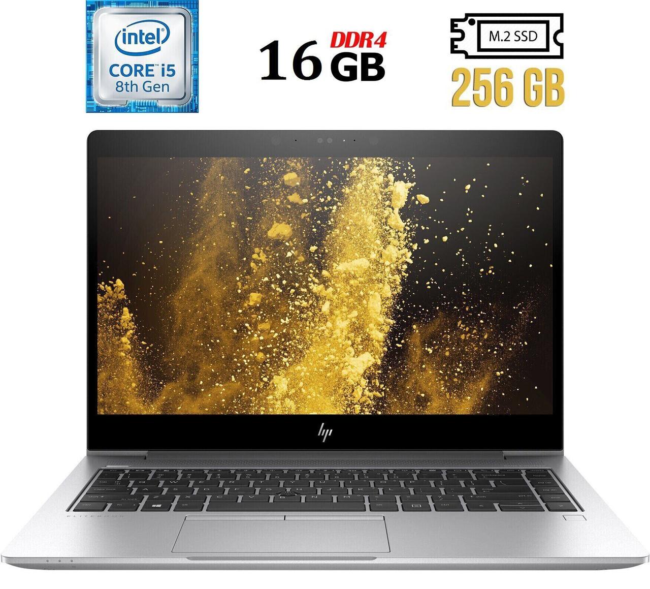 Ультрабук Б-клас HP EliteBook 840 G5/ 14" (1920x1080)/ Core i5-8350U/ 16 GB RAM/ 256 GB SSD/ UHD 620