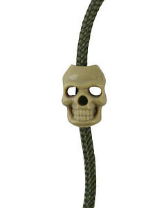 Стопери для шнурка 10 шт. KOMBAT UK Skull Cord Stoppers