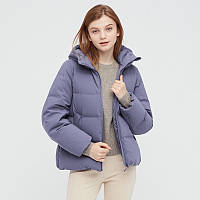 Пуховик Uniqlo SEAMLESS DOWN PARKA розмір S синій (440950)