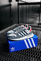 Серые мужские кроссовки Adidas ZX 500 RM Grey Four