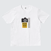 Футболка Uniqlo THE BRANDS CAMERA UT розмір XL біла (447394)