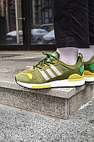 Оливковые мужские кроссовки Adidas ZX 700 HD Khaki Хаки