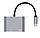 Адаптер конвертер із Type-C USB-хаб HDMI VGA Type-C USB 3.0 + PD перехідник, фото 5