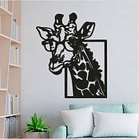 Панно декоративная картина на стену Жираф LED подсветка 585х485 acr-p000071