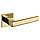 Ручки дверні TUPAI 3095Q 5S-01 золото поліроване (для міжкімнатних/вхідних дверей ), фото 2
