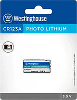 Литиевая батарейка Westinghouse Lithium CR123A 3 В 1 шт/уп blister