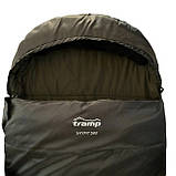 Зимовый спальний мішок ковдра Tramp Shypit 500 Regular з капюшоном правий олива 220/80 (UTRS-062R-R) S, фото 3