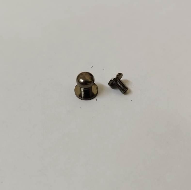 Гвинт кобурной ремінною - Застібка для гаманця чорний 6 мм, фото 1